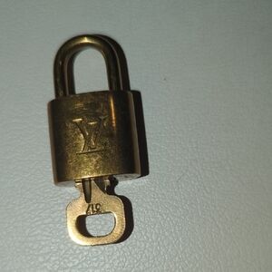 Louis Vuitton Gold Padlock with Key #317